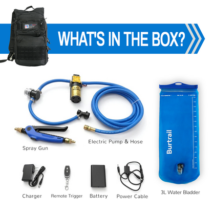 RockRose Battery-Powered 3L Electric Backpack Sprayer – High Pressure Water Spray System for Vinyl Wrap, PPF, Window Tint & Auto Detailing