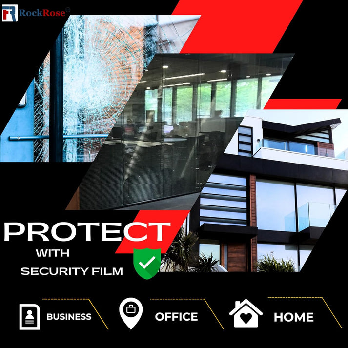 8 Mil Clear Safety & Security Window Film – Anti-Shatter, 99% UV Block