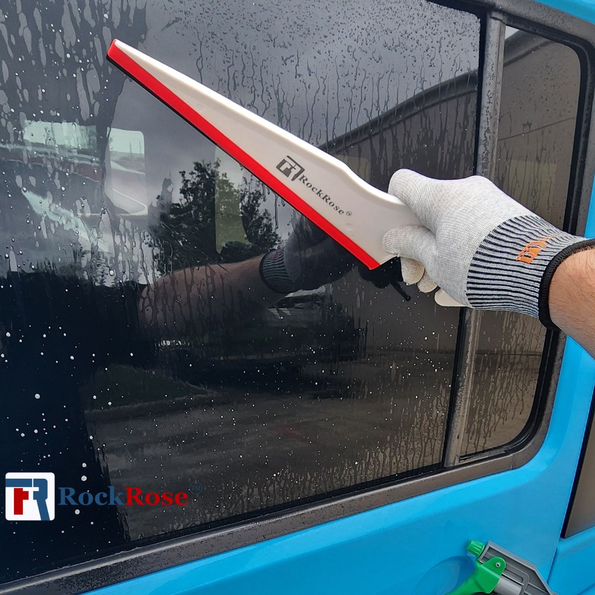 Swordfish Precision Red Squeegee Professional-Grade Window Tinting Tool for Automotive, Residential, and Commercial Applications