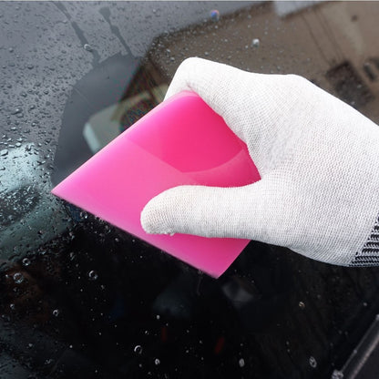 RockRose Pink PPF Squeegee Angled - 4 x 3 inches : Film Application Tool for Bubble-Free, Professional Finishes - Compact and Efficient Vinyl Wrapping Squeegee (2 Units) (Angled 4 x 3 Inches)