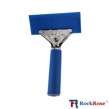 RockRose Premium Power Squeegee with Handle for Smooth Application - Handle Shower Squeegee for Glass Doors & Tinting - Griped Vinyl Wrap Squeegee Tool for Hand Comfort