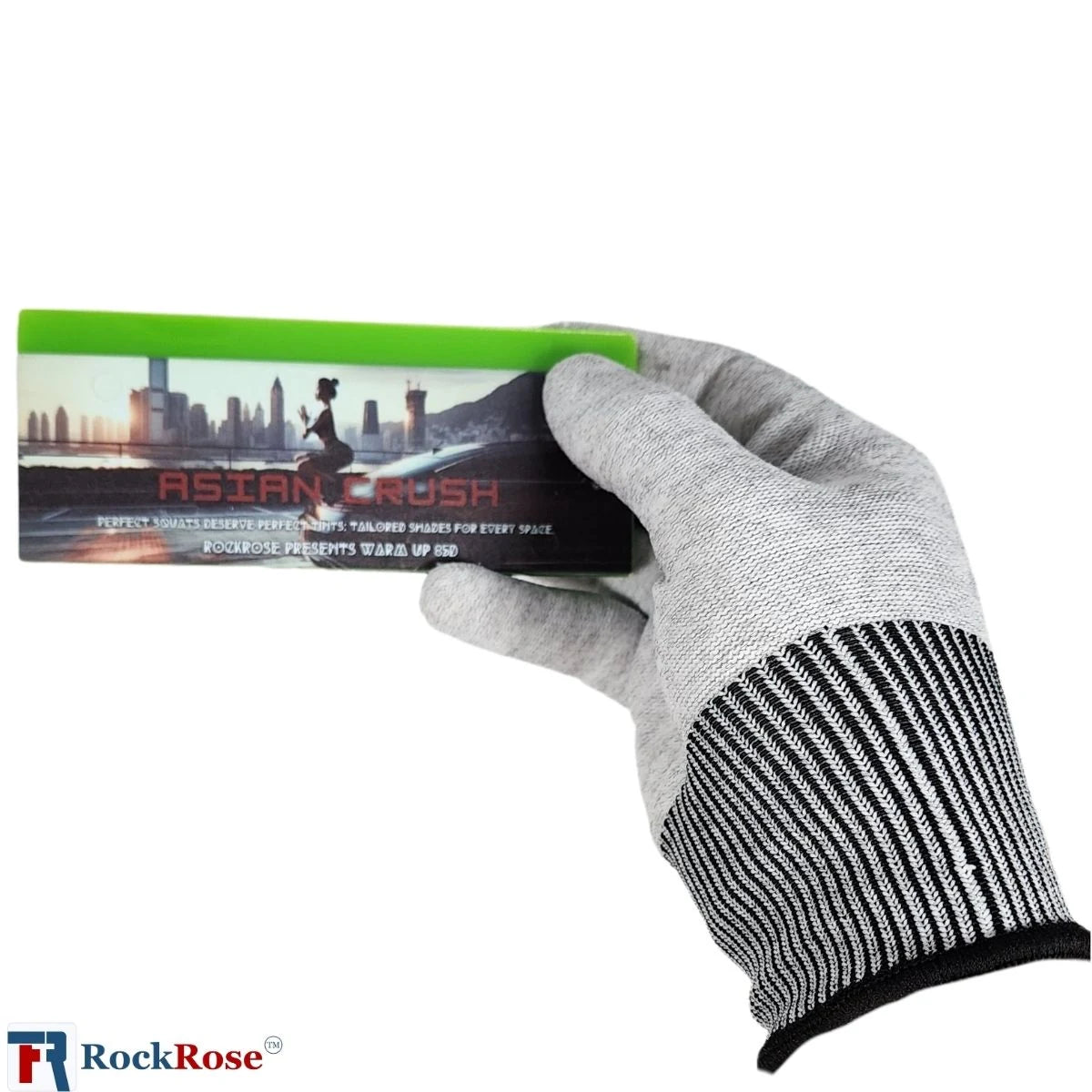 “5″ Rectangular Beveled Squeegee Blade – Vinyl Wrap, Window Tint & PPF Tool | RockRose”
