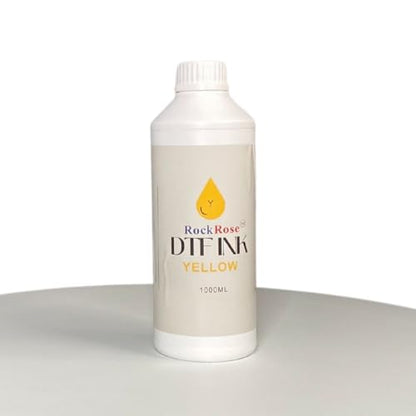 RockRose DTF Transfer Ink for Dark & Light Fabrics with Vibrant Colors - High-Quality Refill Cyan Sublimation Ink for DTF Transfer Film & DTF Printers