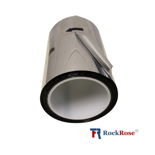 RockRose One Way Mirror Silver Tint Film to Enhance Privacy & Style - One Way Window Film for Residential & Commercial Window - 99% UV - Reject 70% Heat