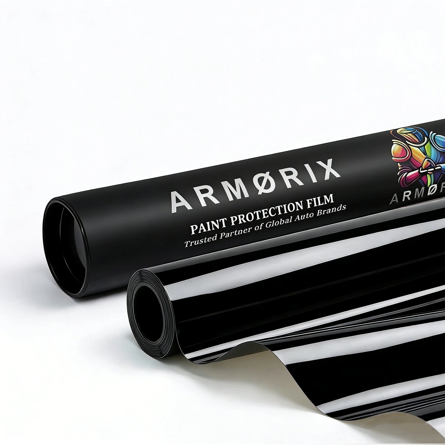 Armorix paint protection film roll on a white background by rockrosetint