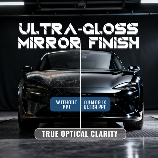 Ultra-Gloss Black, Self-Healing Paint Protection Film