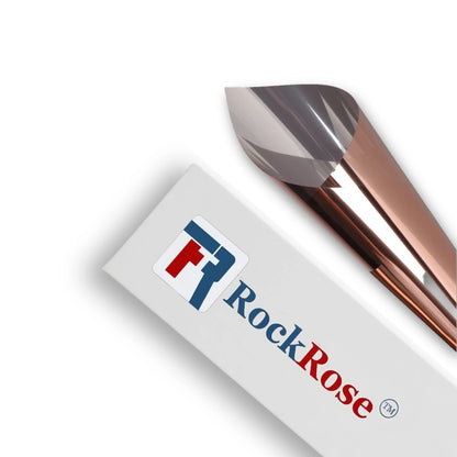  Bronze silver one way mirror tint with RockRose branding on a white background