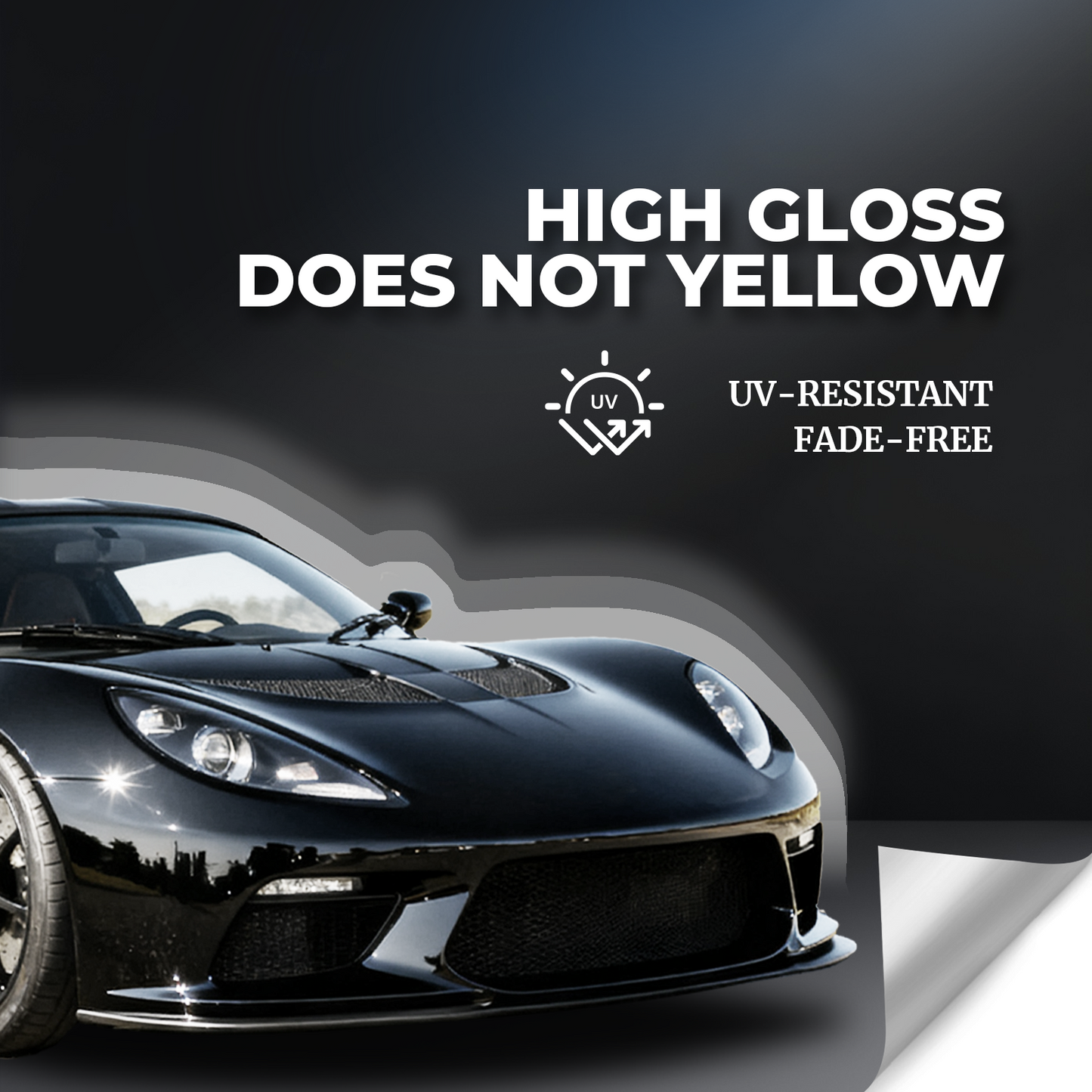Ultra-Gloss Clear, Self-Healing Paint Protection Film