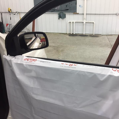 Rockrose Door Panel Cover for Application of Car Window Film Tint - Polyethylene Terephthalate Material Waterproof Cover to Protect Interior from Scratches & Dirt - Car Door Cover with Velcro Feature