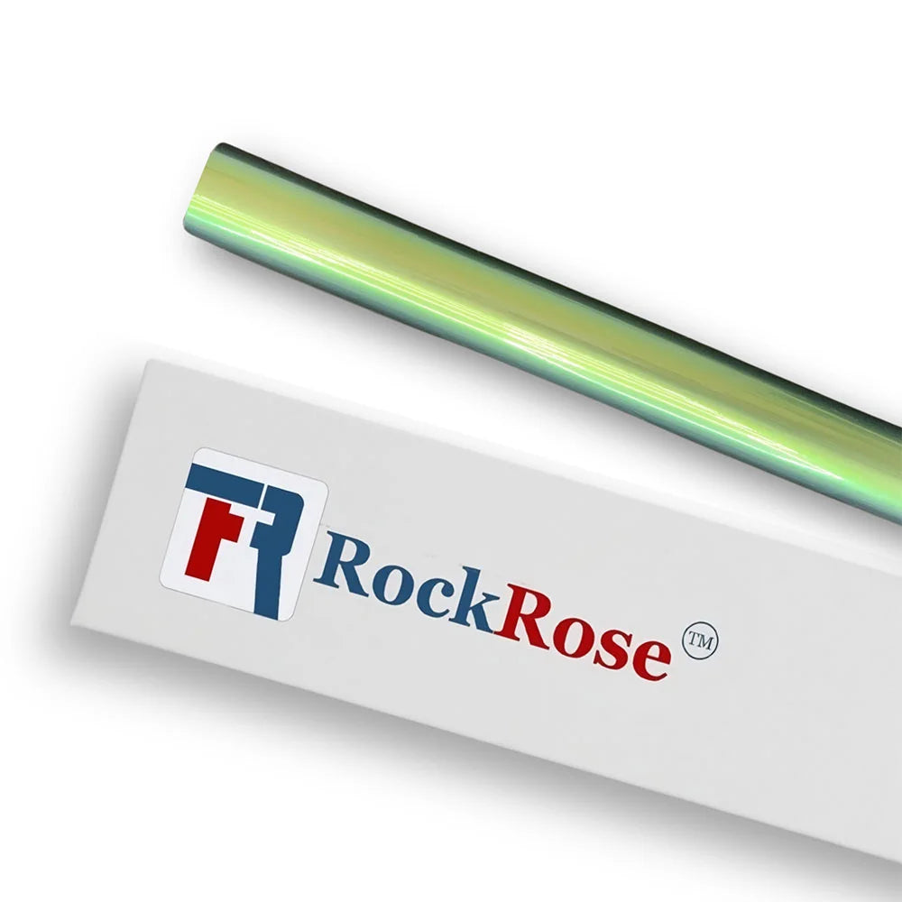 RockRose product with a green and silver rod on a white background