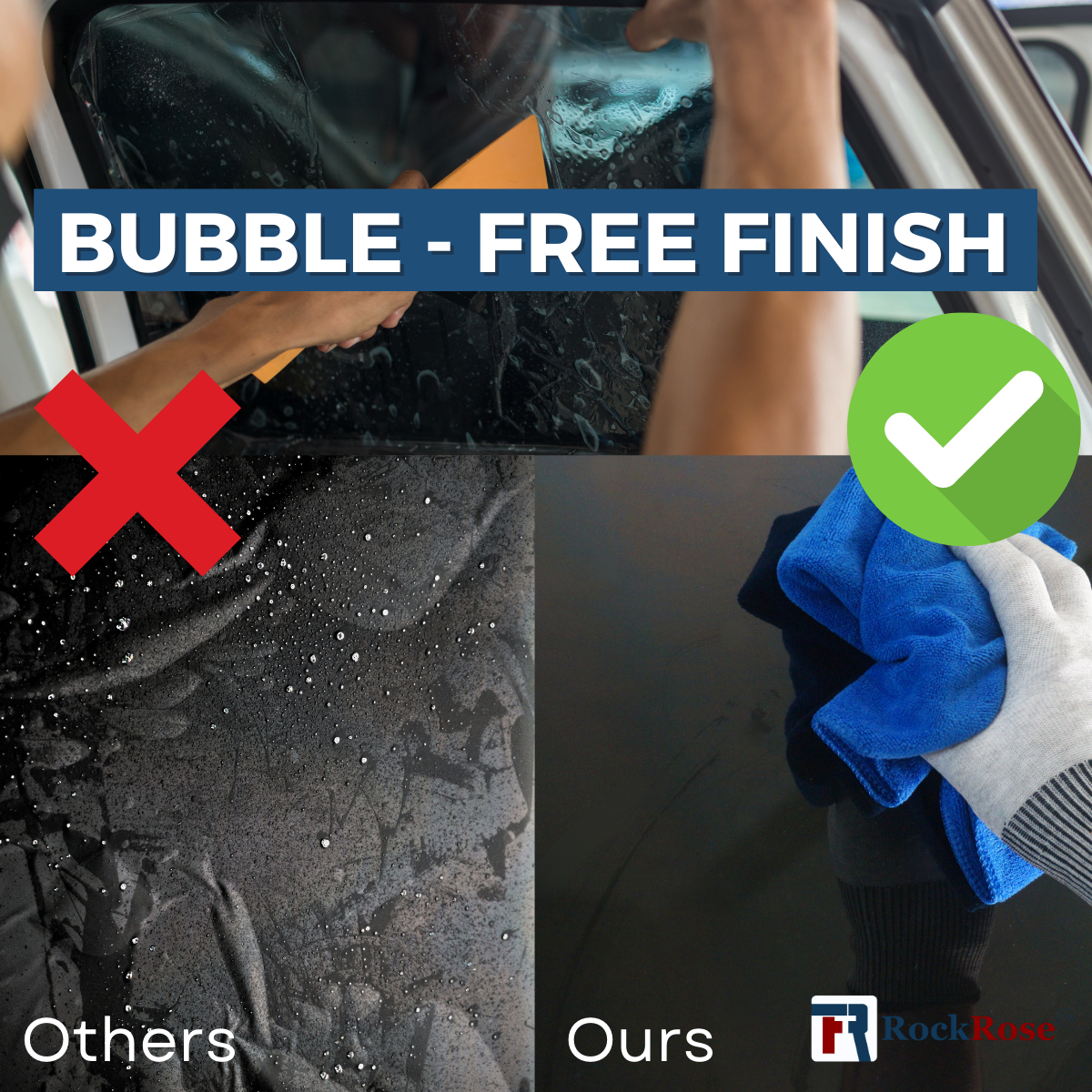 Heat resistant ceramic window tint for automotive use