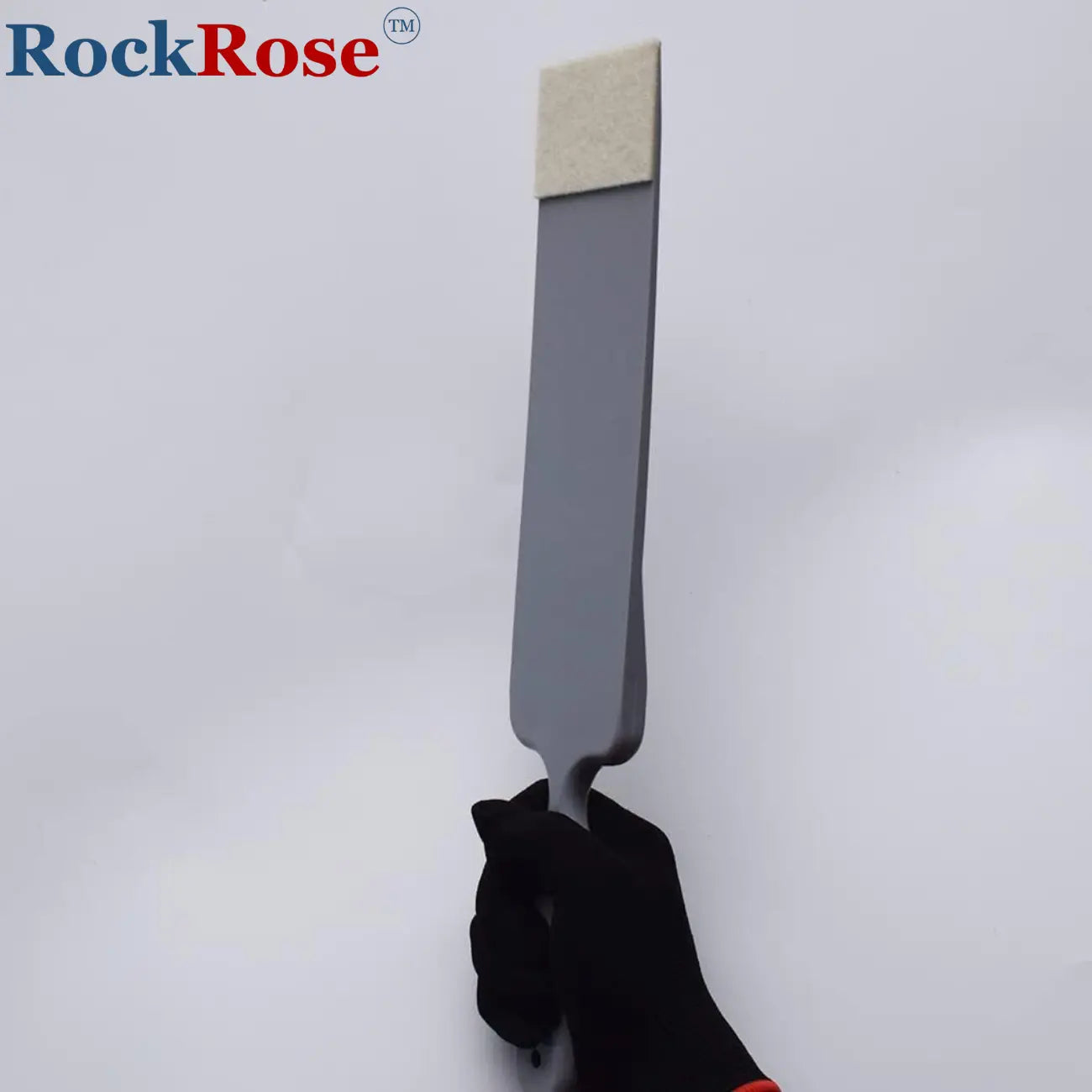  Long‑Handle Scrubber Squeegee color gray and white with rockrose logo