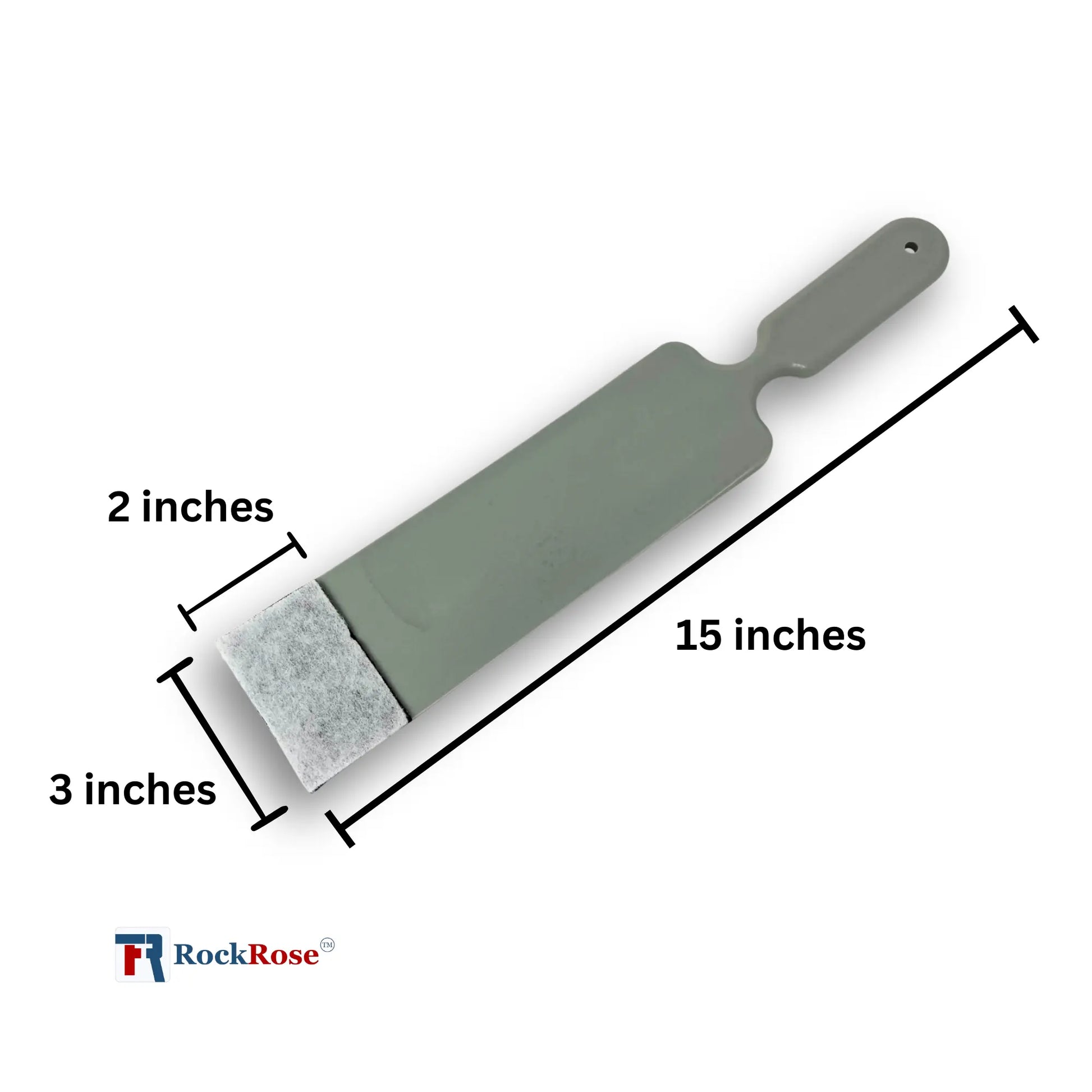  Long‑Handle Scrubber Squeegee measurement with rockrose logo