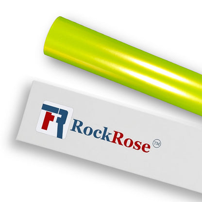 RockRose Matte Metallic Paint Vinyl Wrap - Car Wrap Film for Interior Applications - Air Release Feature Vehicle Wrap Vinyl - UV Resistance Adhesive Back Automotive Vinyl - Mustard