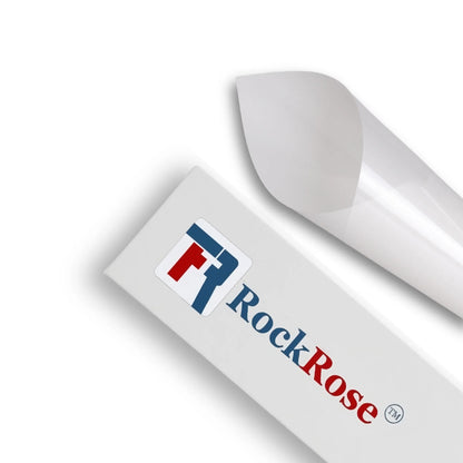 Matte white tint with rockrose branding box