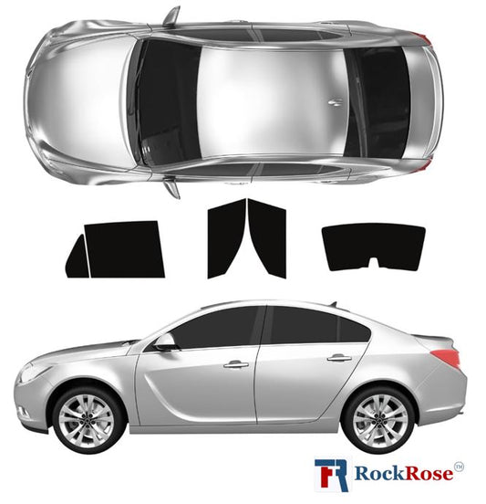 RockRose All Window Computer Customized Pre-Cut Nano Ceramic Car Window Tint Kit Heat & UV Block Professional Window Tint for Cars Adhesive Film
