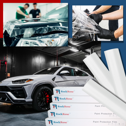 Rockrose Paint Protection Film with Self Healing Feature - Thermoplastic Polyurethane Material Automotive Paint Protection Film - PPF Film for Car to Protect Paint with Confidence