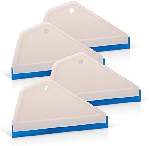Side Swipe Silicone Tint Squeegee white and blue