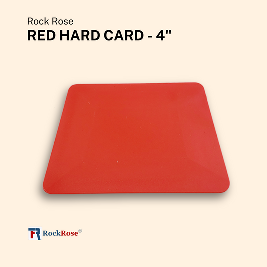 RockRose Red Hard Card - 4"