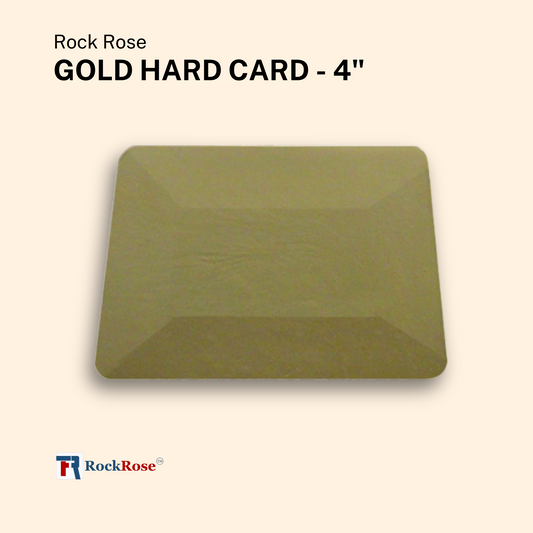 RockRose Gold Hard Card - 4"