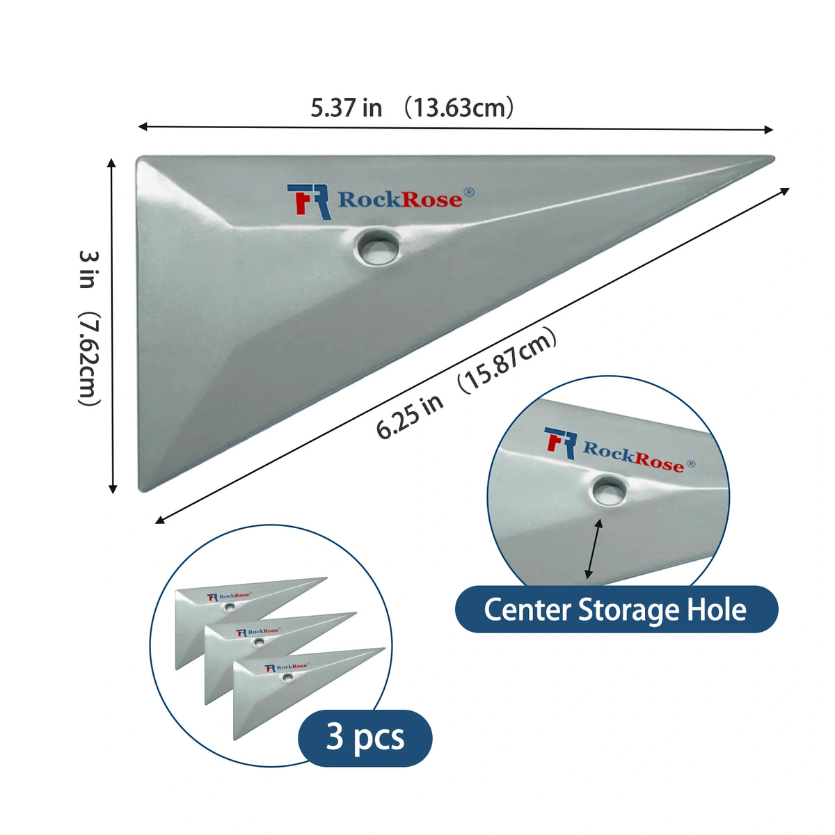 Triangle Corner Squeegee – Flexible Tint & Vinyl Tool for Tight Edges