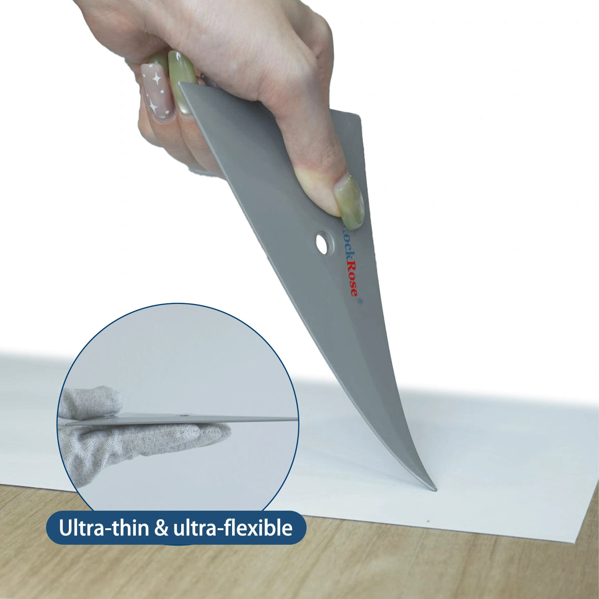 Triangle Corner Squeegee – Flexible Tint & Vinyl Tool for Tight Edges