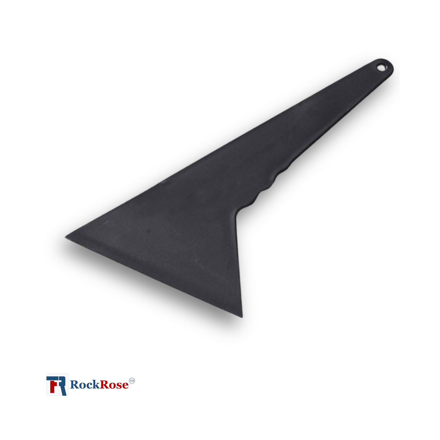 Rockrose Professional Black Quick Foot Squeegee for Tinting - Plastic Material Window Scraper Tool Perfect for Smooth Window Film Installations - Vinyl Scraper Tool for PPF and Car Stickers