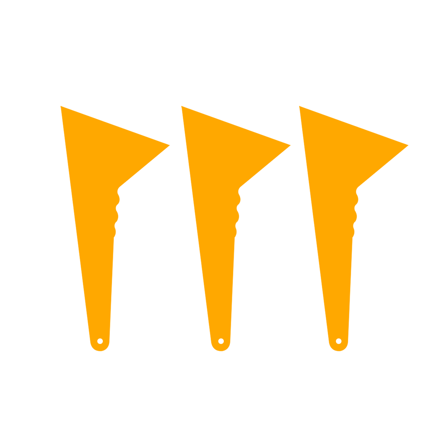 RockRose Quick Foot Versatile Stiff Squeegee (3 Pack) – Tint, Vinyl & PPF Tool