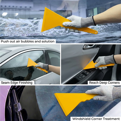 RockRose Quick Foot Versatile Stiff Squeegee (3 Pack) – Tint, Vinyl & PPF Tool