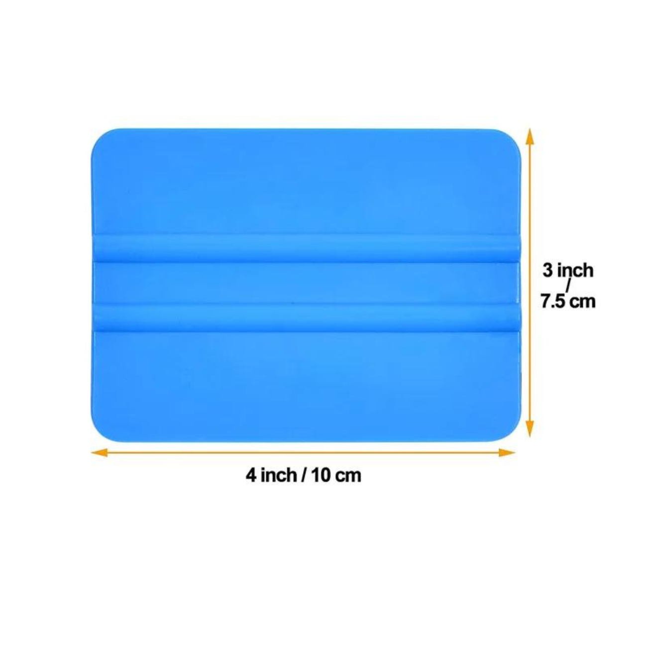 RockRose Card Squeegee for Precision Application - Window Film Squeegee Card with Comfortable to Handle Feature - Tool for Precise Movements During Installations - Blue