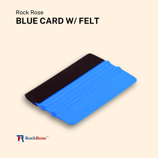 Blue Card with Felt