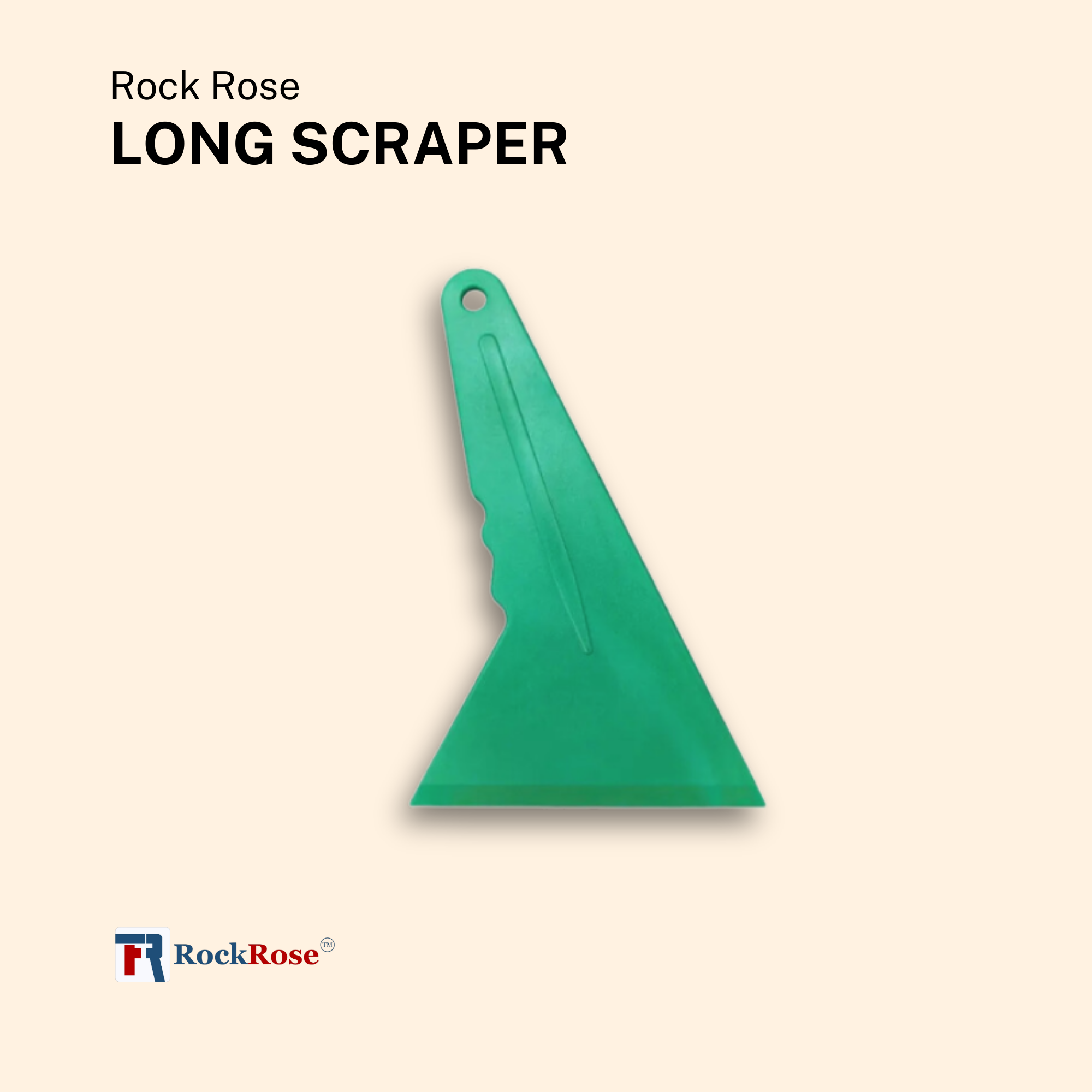 Rockrose Professional Long Handle Scraper for Tinting - Plastic Materi ...