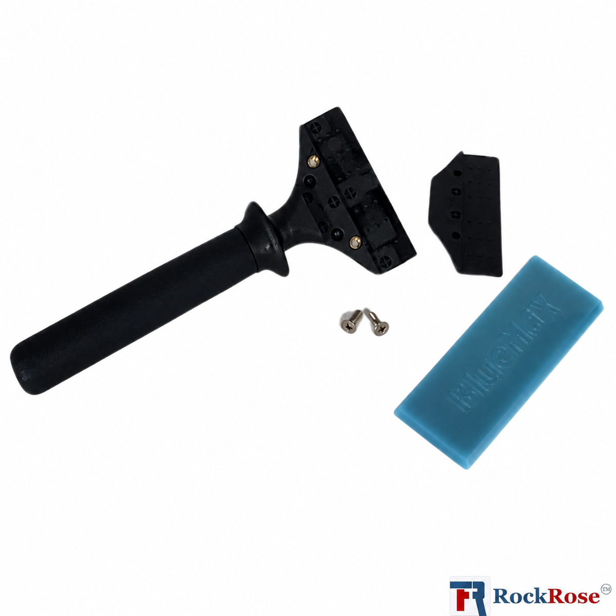 Durable Reinforced Plastic Tool Handle with Squeegee – 8.8″ Ergonomic Replacement for Shovels & Tools