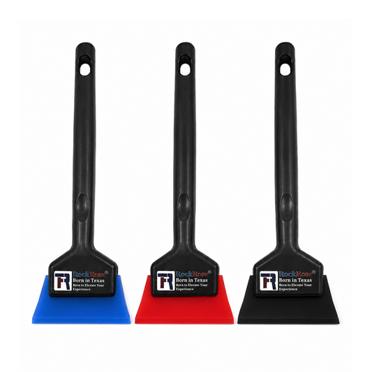 RockRose Agile Handle Mini Squeegee – Vinyl Wrap, Window Tint & PPF Application Tool (3-Pack)