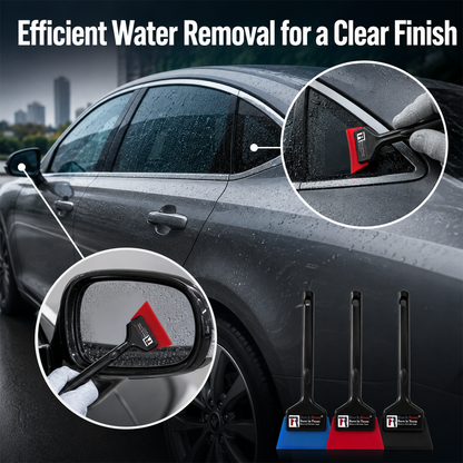 RockRose Agile Handle Mini Squeegee – Vinyl Wrap, Window Tint & PPF Application Tool (3-Pack)