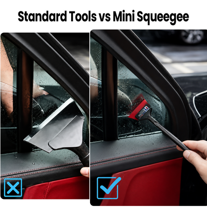 RockRose Agile Handle Mini Squeegee – Vinyl Wrap, Window Tint & PPF Application Tool (3-Pack)