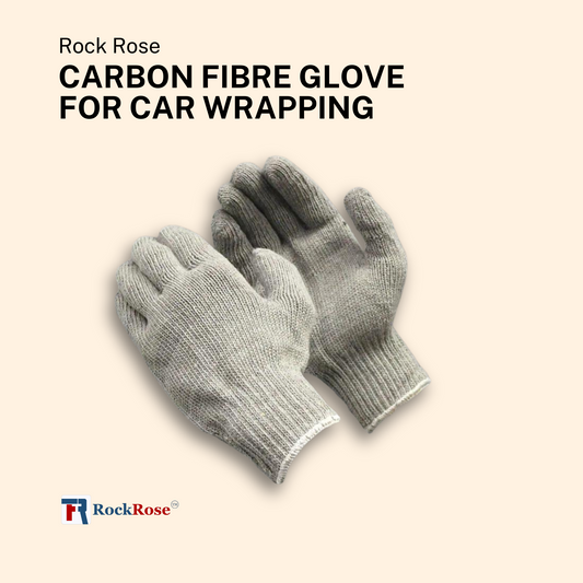Grey Vinyl Wrap Gloves, Professional Carbon Fiber Anti-Static Tint Gloves, Dust-Free Wrap Glove for Wrapping Vinyl