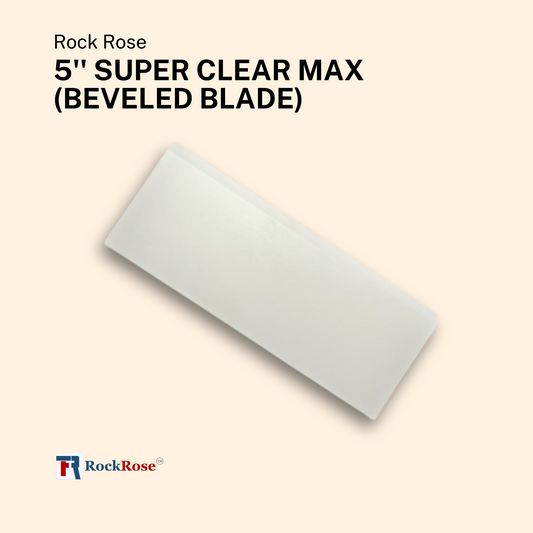 Professional Grade 5'' x 2'' Super Clear Max Beveled Blade for Precision Cutting and Detailing (Pack 3 Units)