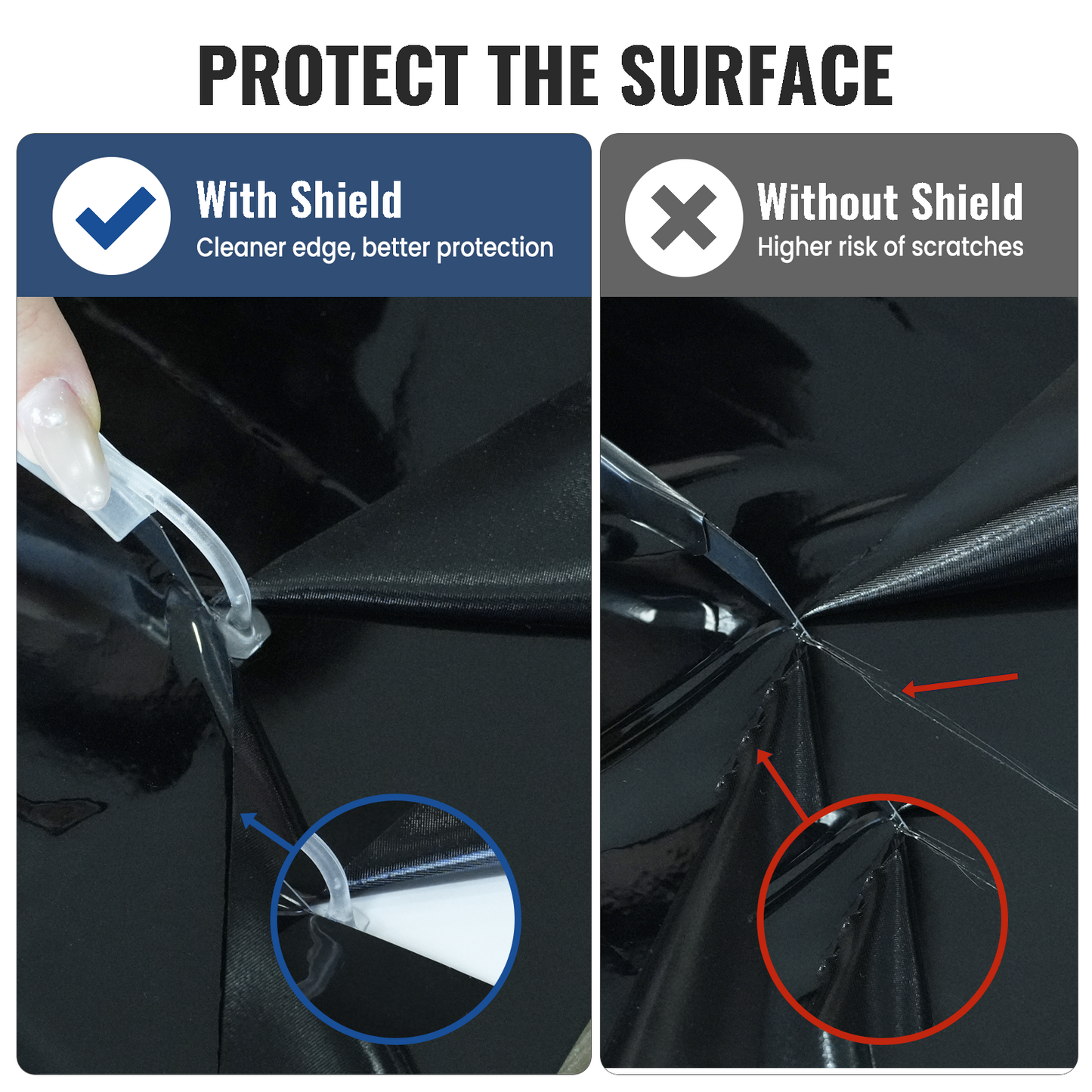 RockRose Precision Window Tint Cutting Shield – 2-Pack Safety Cutting Tool for Car Window Tint, Vinyl Wrap & PPF Installation