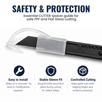 RockRose Precision Window Tint Cutting Shield – 2-Pack Safety Cutting Tool for Car Window Tint, Vinyl Wrap & PPF Installation