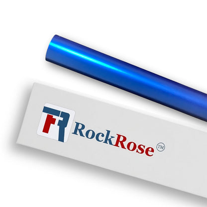 RockRose Satin Ceramic Vinyl Wrap - Car Wrap Film for Interior Applications - Air Release Feature Vehicle Wrap Vinyl - UV Resistance Adhesive Back Automotive Vinyl - Blue