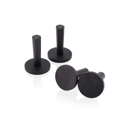 Set of black Vinyl Wrap Magnet Tool objects on a white background