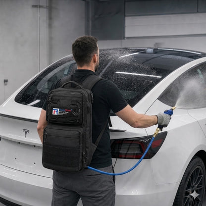 RockRose Battery-Powered 3L Electric Backpack Sprayer – High Pressure Water Spray System for Vinyl Wrap, PPF, Window Tint & Auto Detailing