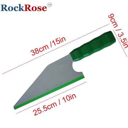 RockRose 15 inch Big Titan Window Tint Squeegee - Car or Building Window Glass Cleaning Scraper Ergonomic Handle Tint Water Ice Removal Wiper Household Hand Tool for Large Area (1)