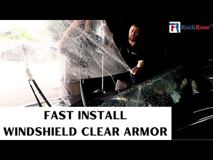 Clear Armor Windshield Protector Film: Scratch-Resistant, Guaranteed Durability, VLT 85% Optically Clear. Ideal for ADAS-Equipped Vehicles