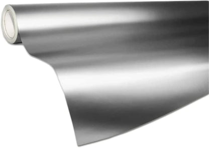 Rockrose Brushed Electroplated Vinyl Wrap for Vehicle Detailing & Customization - Premium Car Wrap Vinyl Film with Air Release Feature - UV Resistance Adhesive Back Automotive Vinyl Wrap